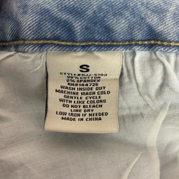 American Bazi Los Angeles Denim Joggers Baggy Distressed Denim Pockets Small - Picture 7 of 9